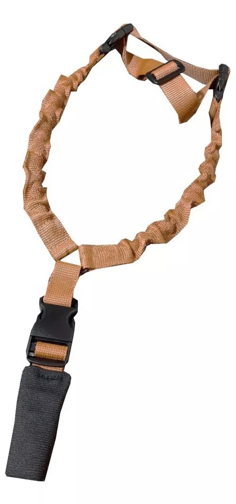 [EQ0120010NEG] Correa Táctica Bungee 1 Punto Boer (Negro)