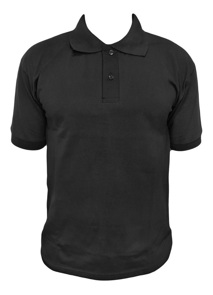 [IN0150000NEGXS] Chomba de Piqué para Uniforme M/C (Negro, XS)