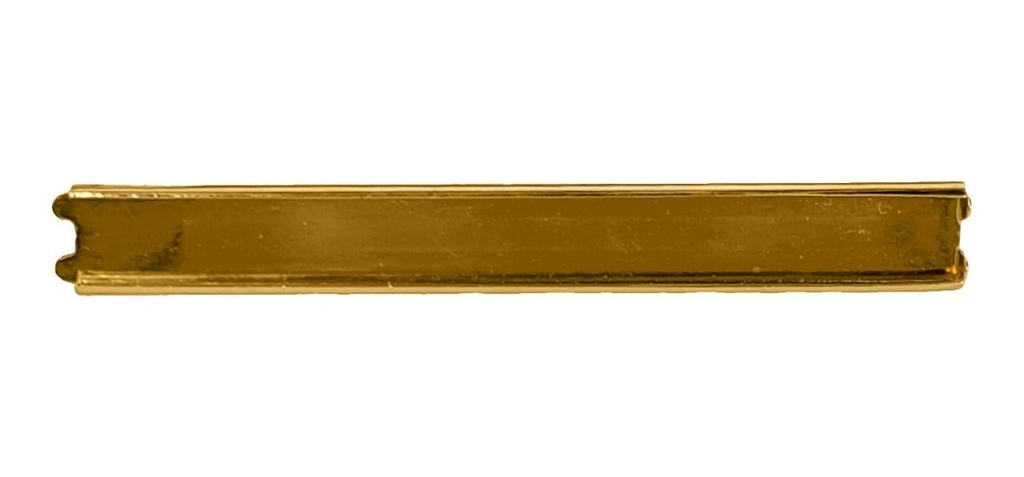Riel Metálico Porta Insignia Barra