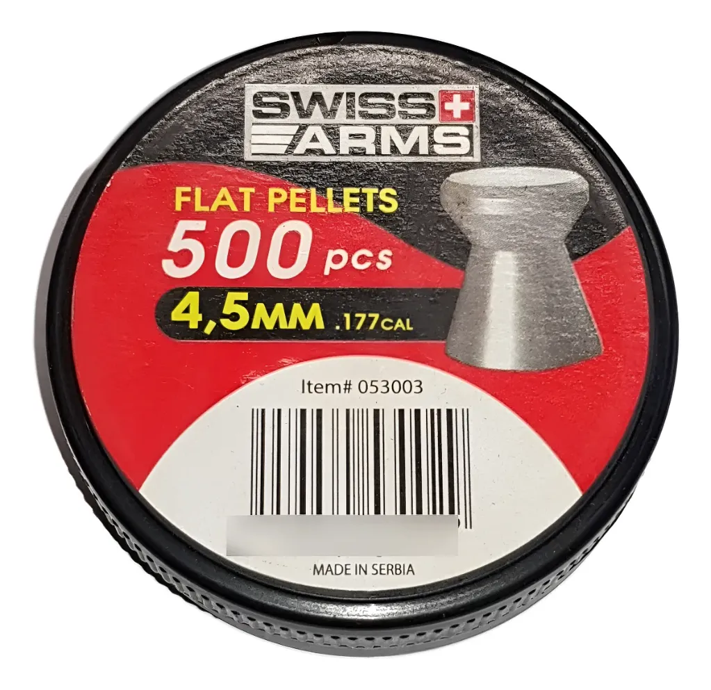 [CA0143008PLA] Balines Metálicos Flat Pellets 4.5Mm Kit X500U
