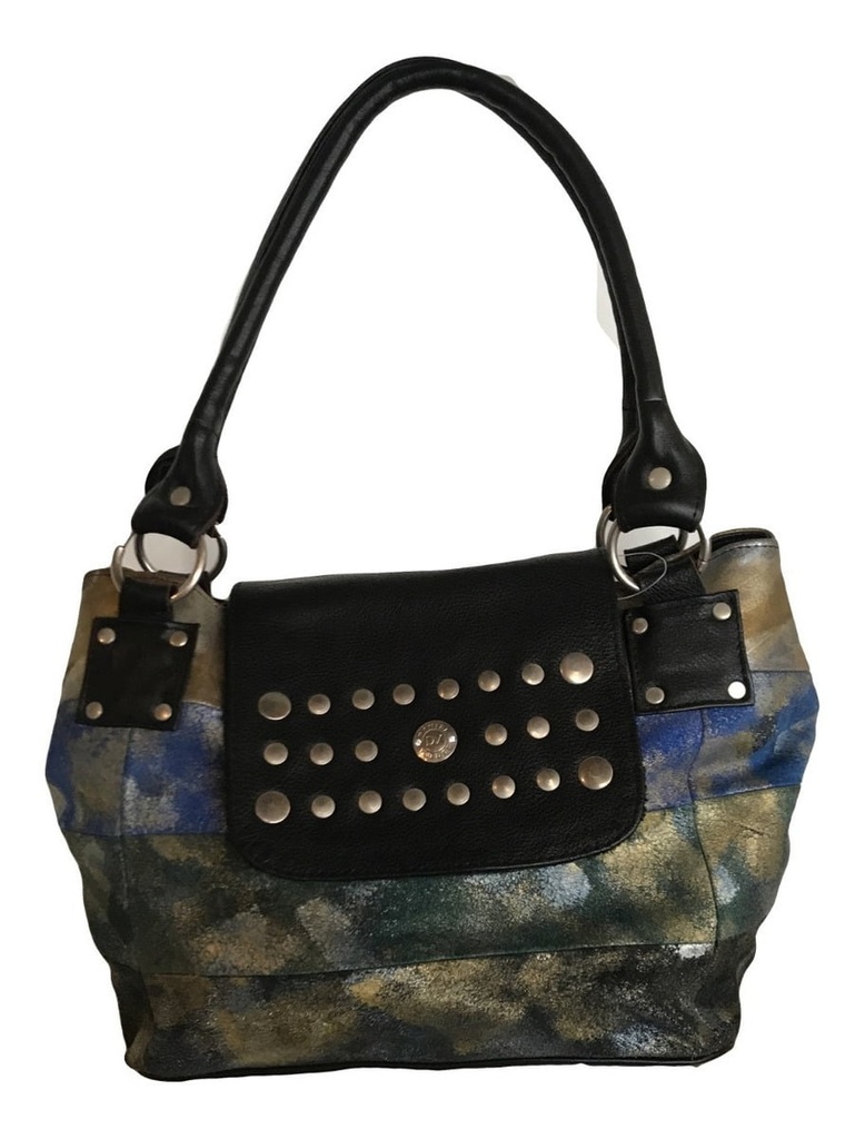 Bolso Cuero Combinado