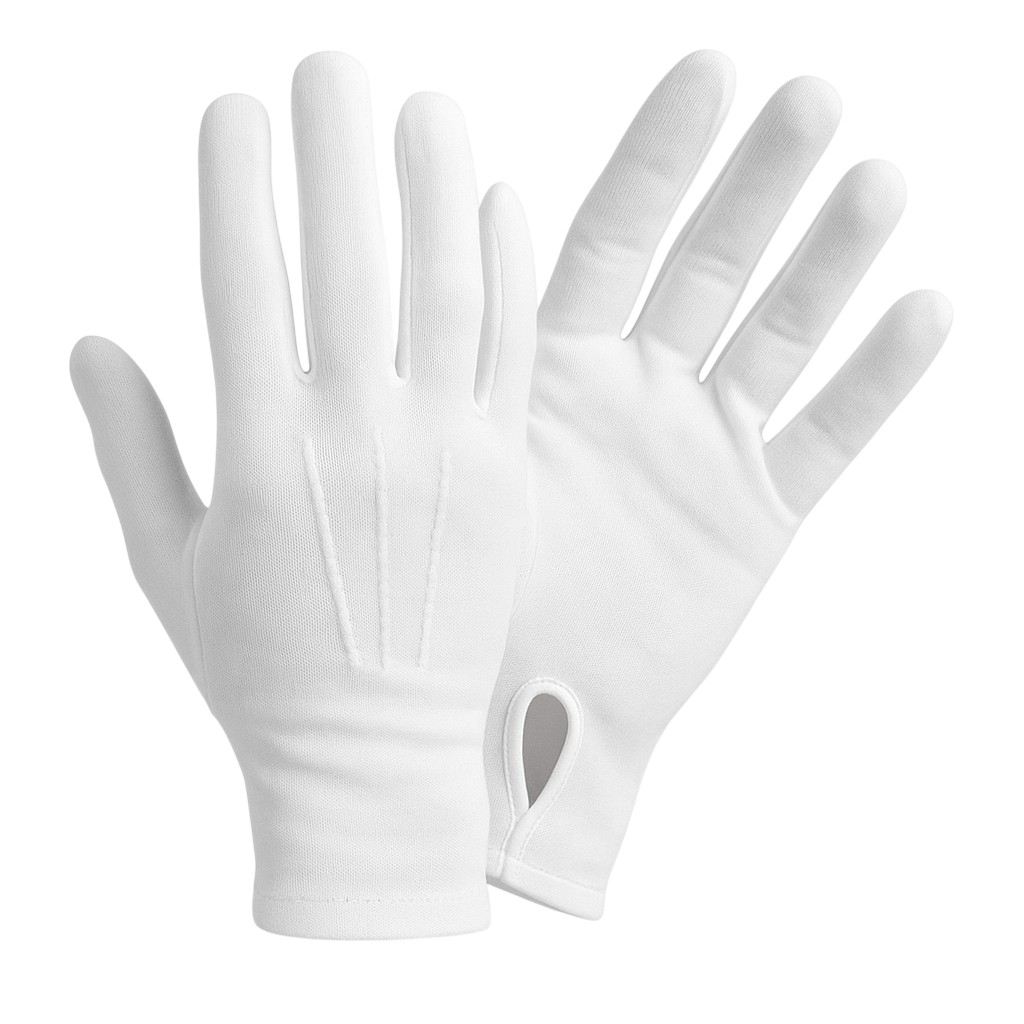 [IN0280001BLA7] Guantes de Algodón Stretch para Uniforme de Gala (7)