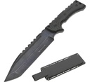 Cuchillo Táctico Supervivencia Militar Defensa Gris "Xtreme"