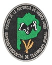 Escudo Bordado PBA Superintendencia Rural