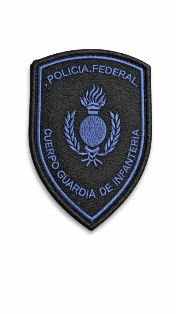 Escudo Bordado PFA Cuerpo de Infantería