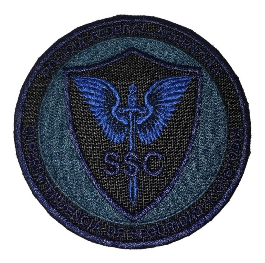 Escudo Bordado PFA Superintendencia de Seguridad y Custodia