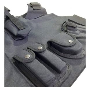 Chaleco Táctico Porta Placa Con Accesorios