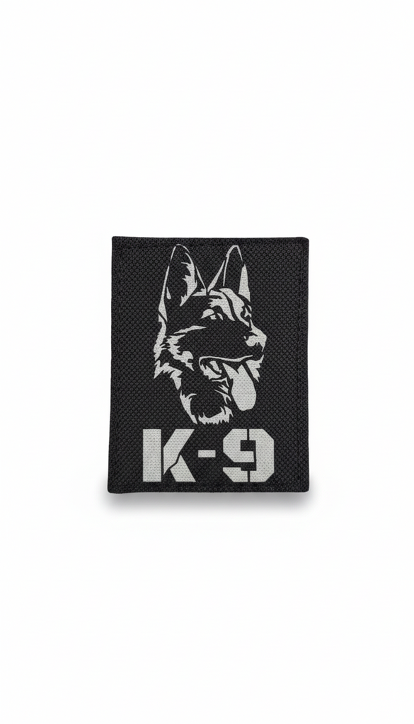 [DI0190013BLA] Oblea Laser Cut Perro Detallado K9 (Blanco)
