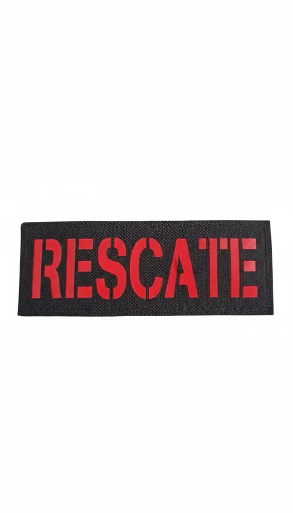 [DI0190020ROJ] Oblea Laser Cut Rescate Reflectivo