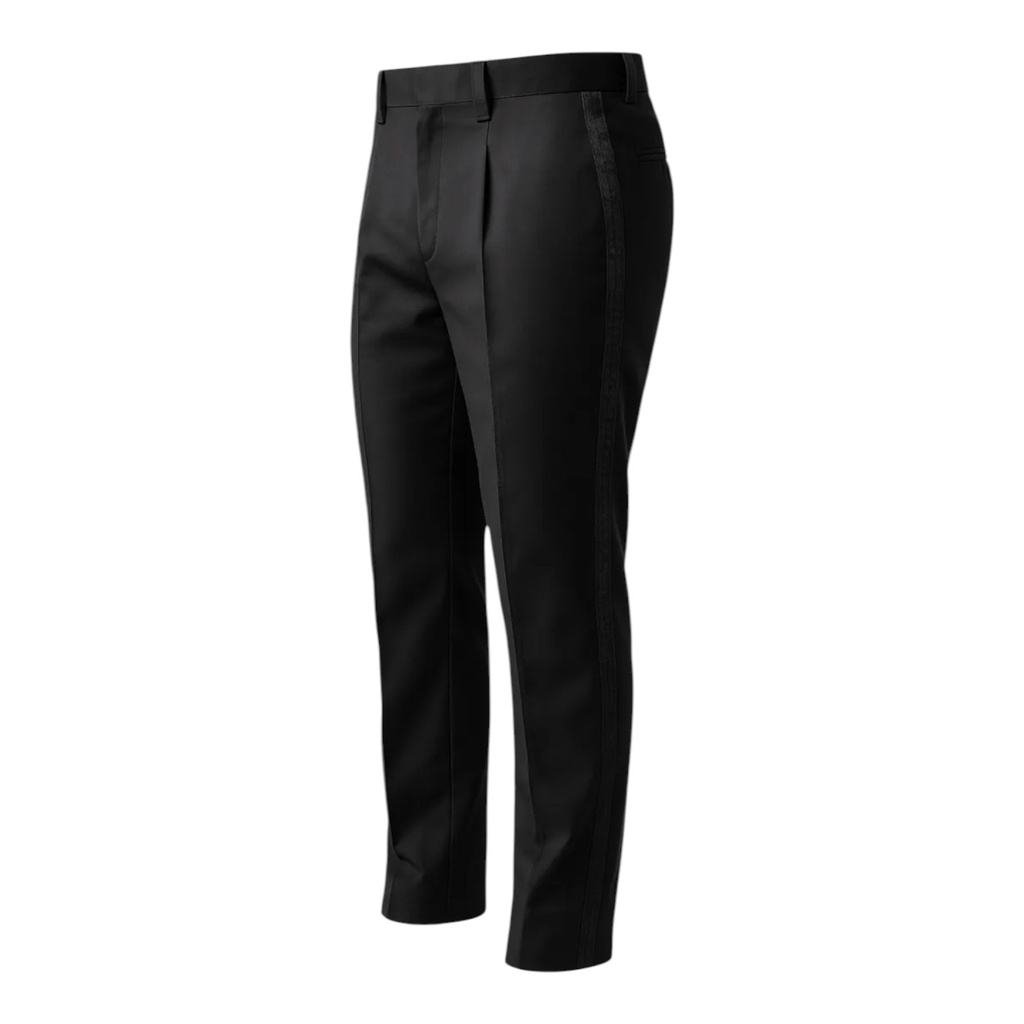 [IN0390300NEG46] Pantalon Gala Con Luto Nelson PFA (46)