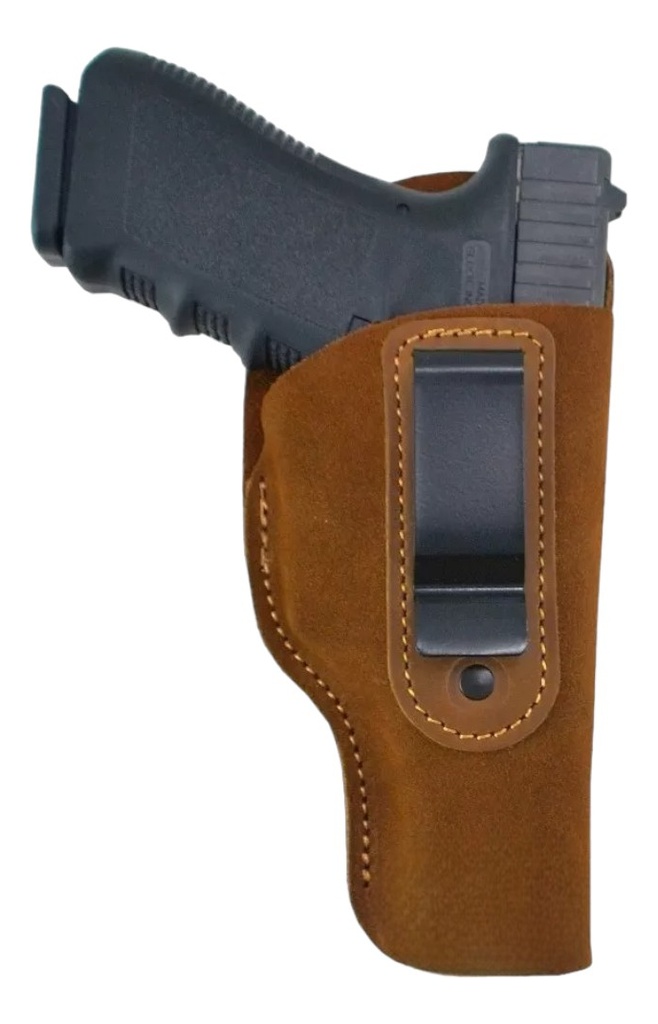 Pistolera Cuero Gamuzado Interna Universal