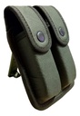Porta Cargador Doble 9 mm Termoformado Con Pasacinto Polimero BAR