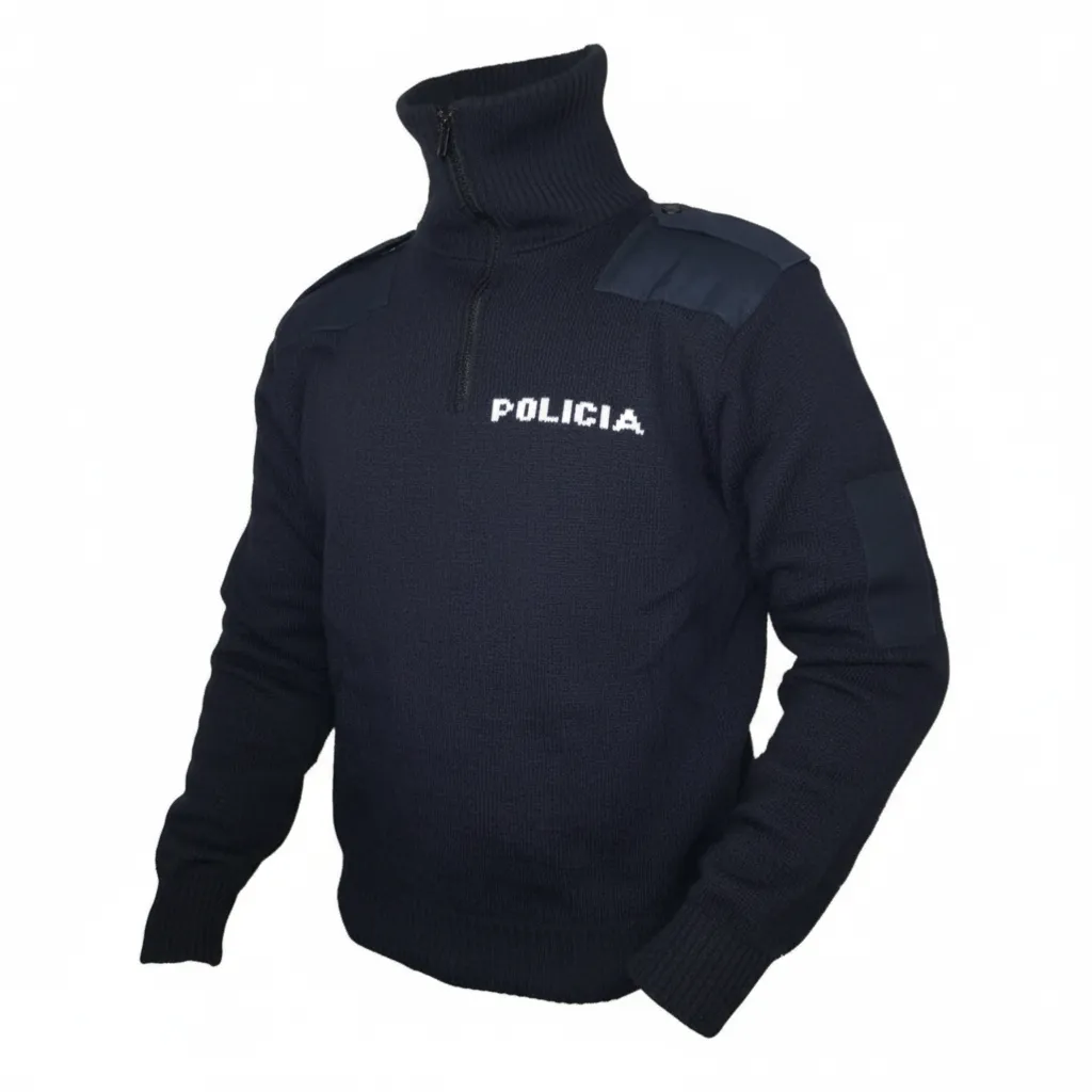 [IN0582602AZUXL] Tricota Sin Forrar Policía