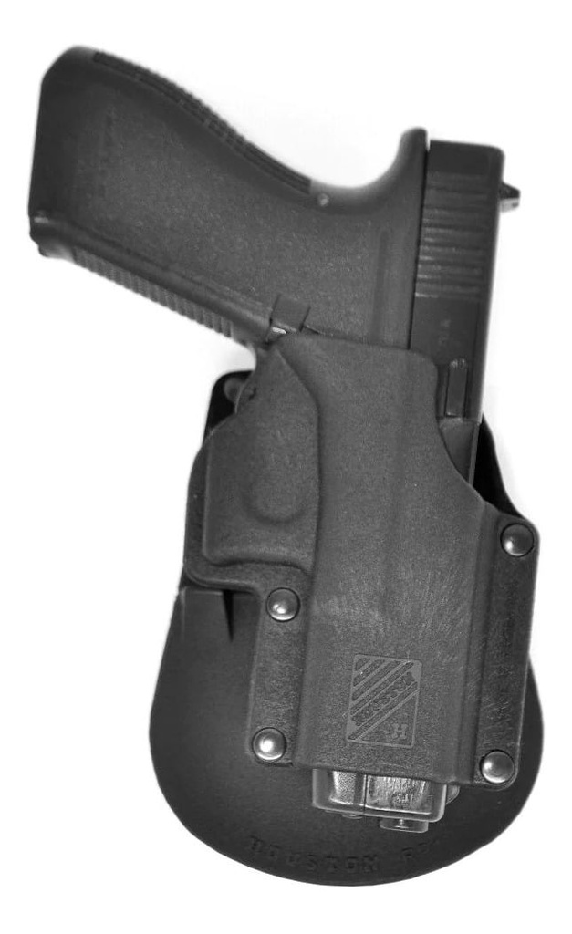 [EQ0240068PALB9T91DIE] Pistolera Externa Ranger Plastic Houston (Paleta, Beretta 92 | Beretta 96 | Taurus 9 mm | Taurus PT917, Diestro)