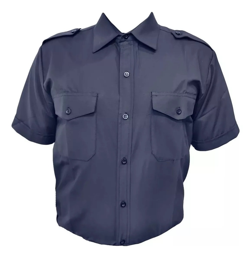 [IN0062006AED32] Camisa de Algodón Batista M/C PBA (32, Escudo dorado)