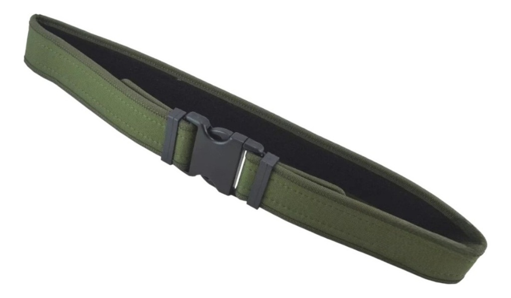 [EQ0090026VERN110] Cinturón Táctico Americano Boer (Verde militar, Negro, 110 cm)