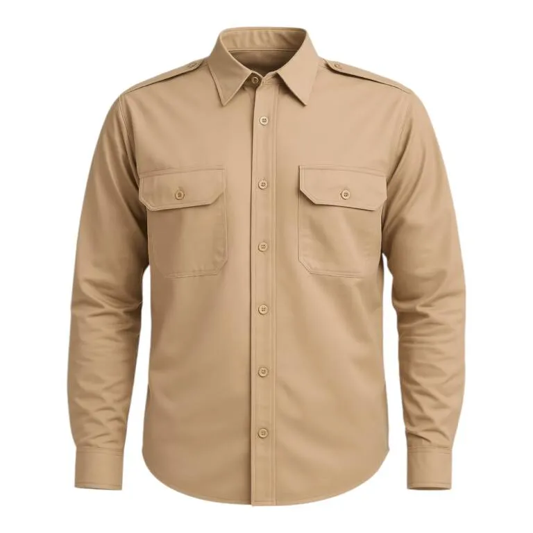 Camisa Uniforme de Algodón Batista M/L