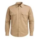 Camisa Uniforme de Algodón Batista M/L