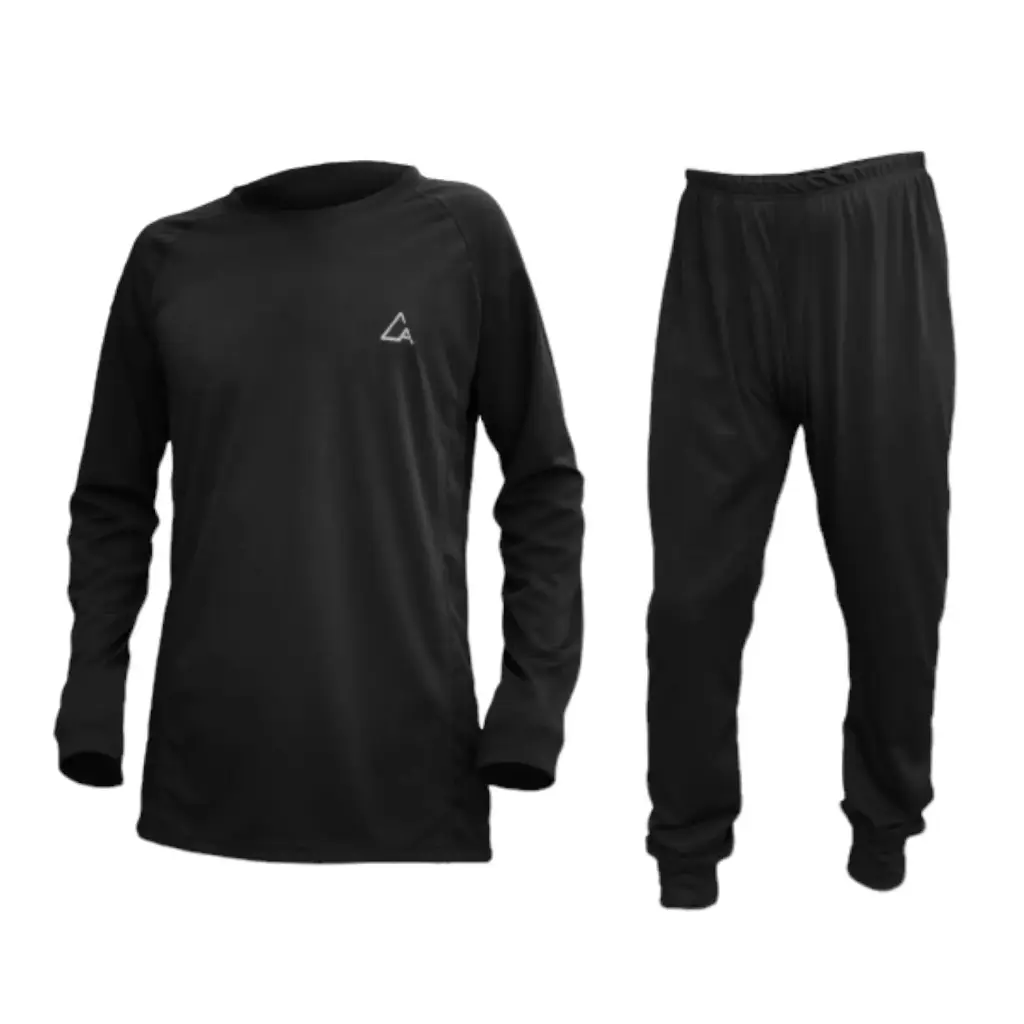 Conjunto Térmico de Primera Piel Negro Campinox