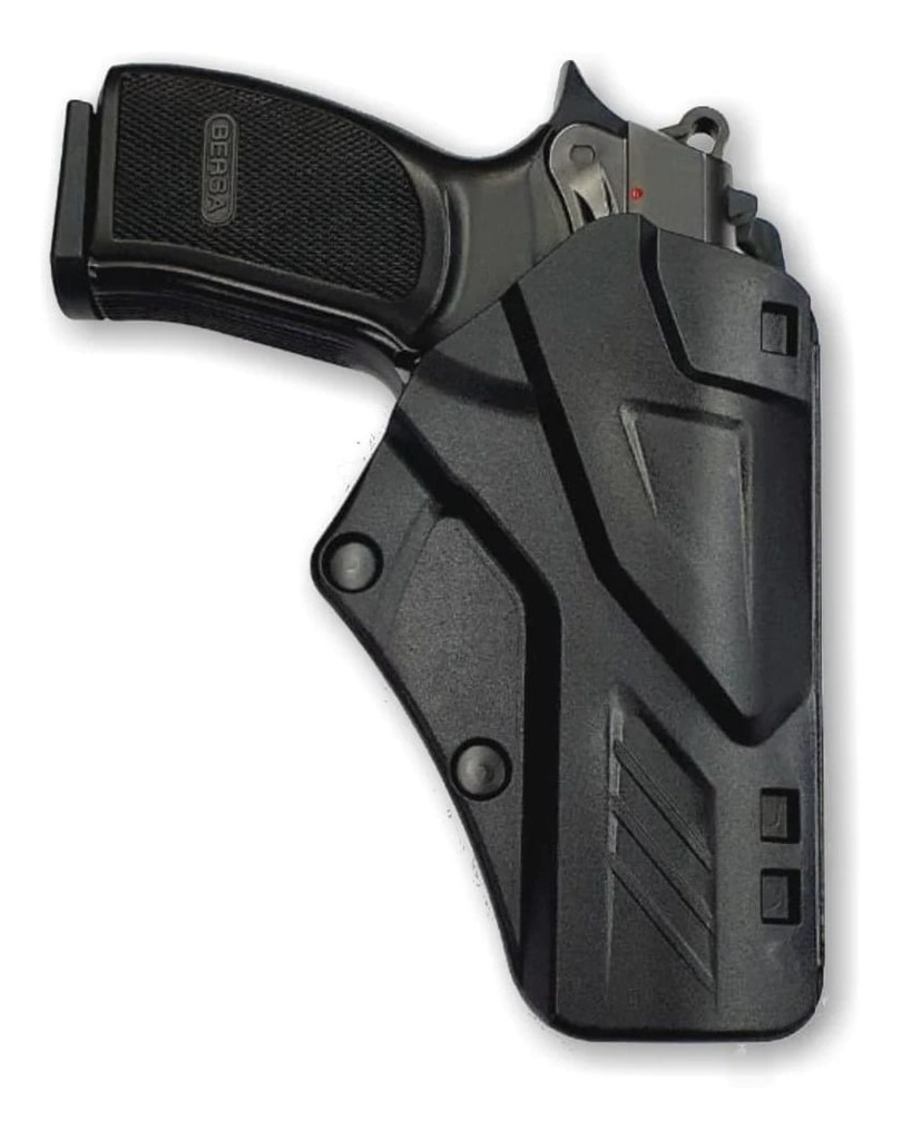 [EQ0240093NEGB9T] Pistolera Externa Botón Superior Houston (Beretta 92 | Taurus PT 92)