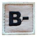 Distintivo Bordado Grupo Sanguíneo