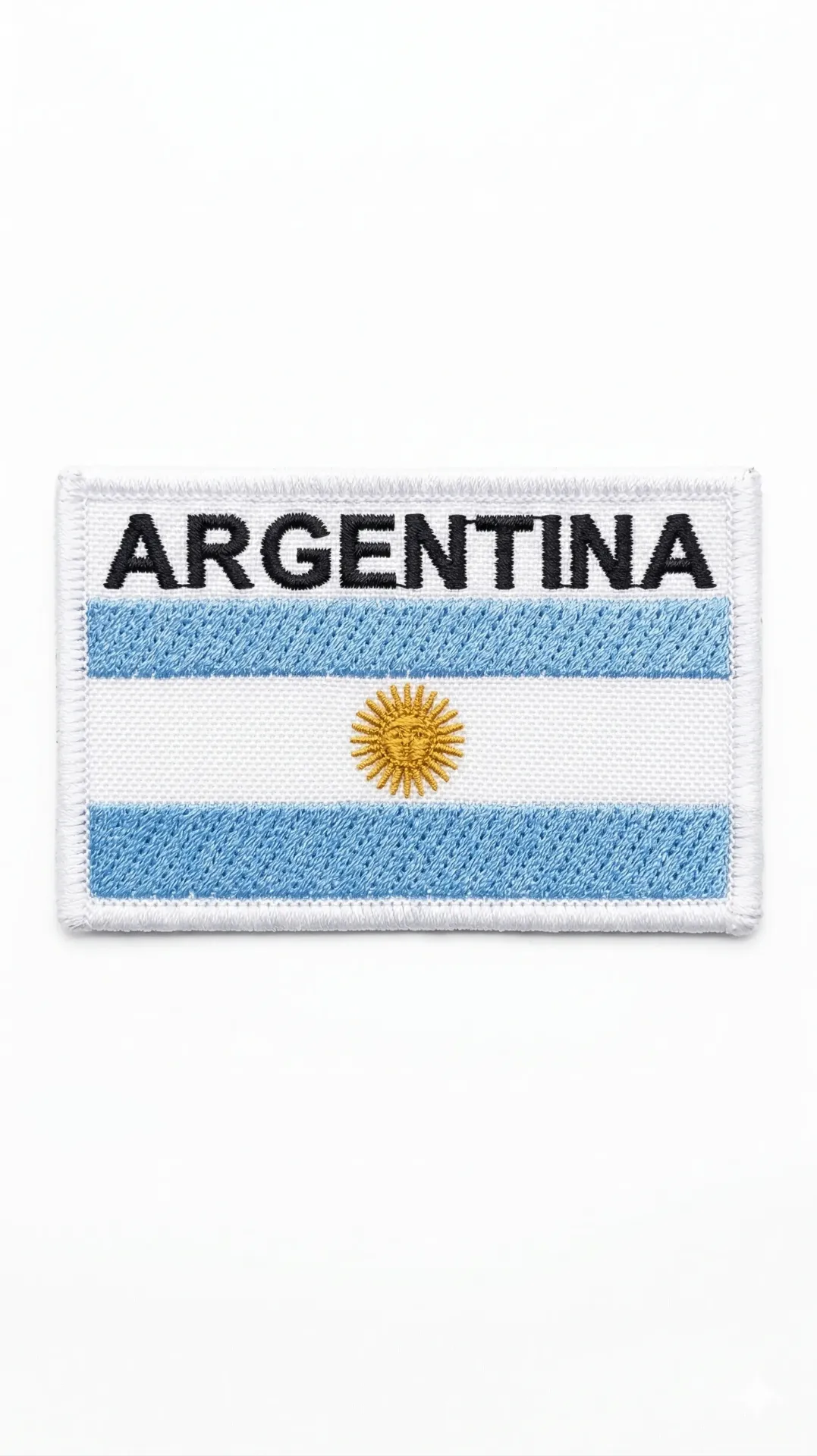 Bandera Argentina con Inscripción