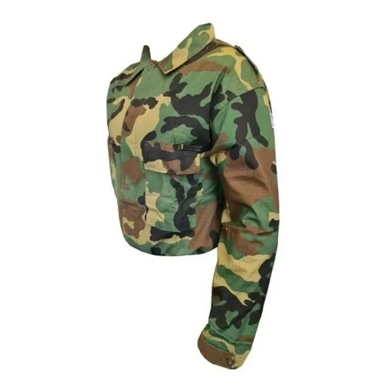 Camisa de Ripstop Militar M/L Camuflada