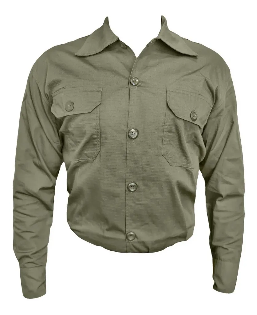 [IN0072101VER34] Camisa de Ripstop Militar M/L (34)